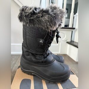 Kamik Black Snowgypsy Boots - Kids Size 4